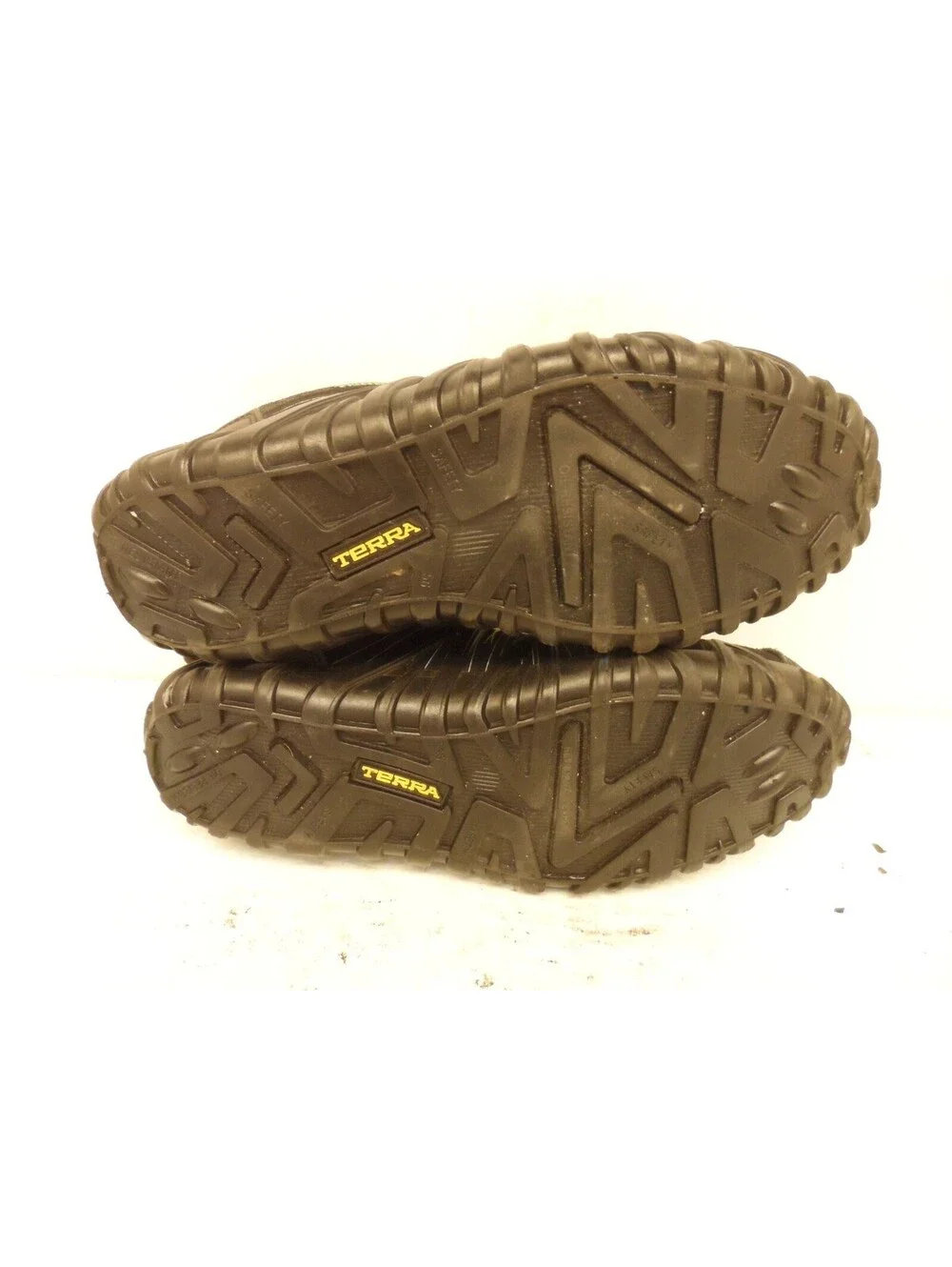 Terra Mens Spider 3.0 Composite Toe Work Shoes Black/Green Size 8M